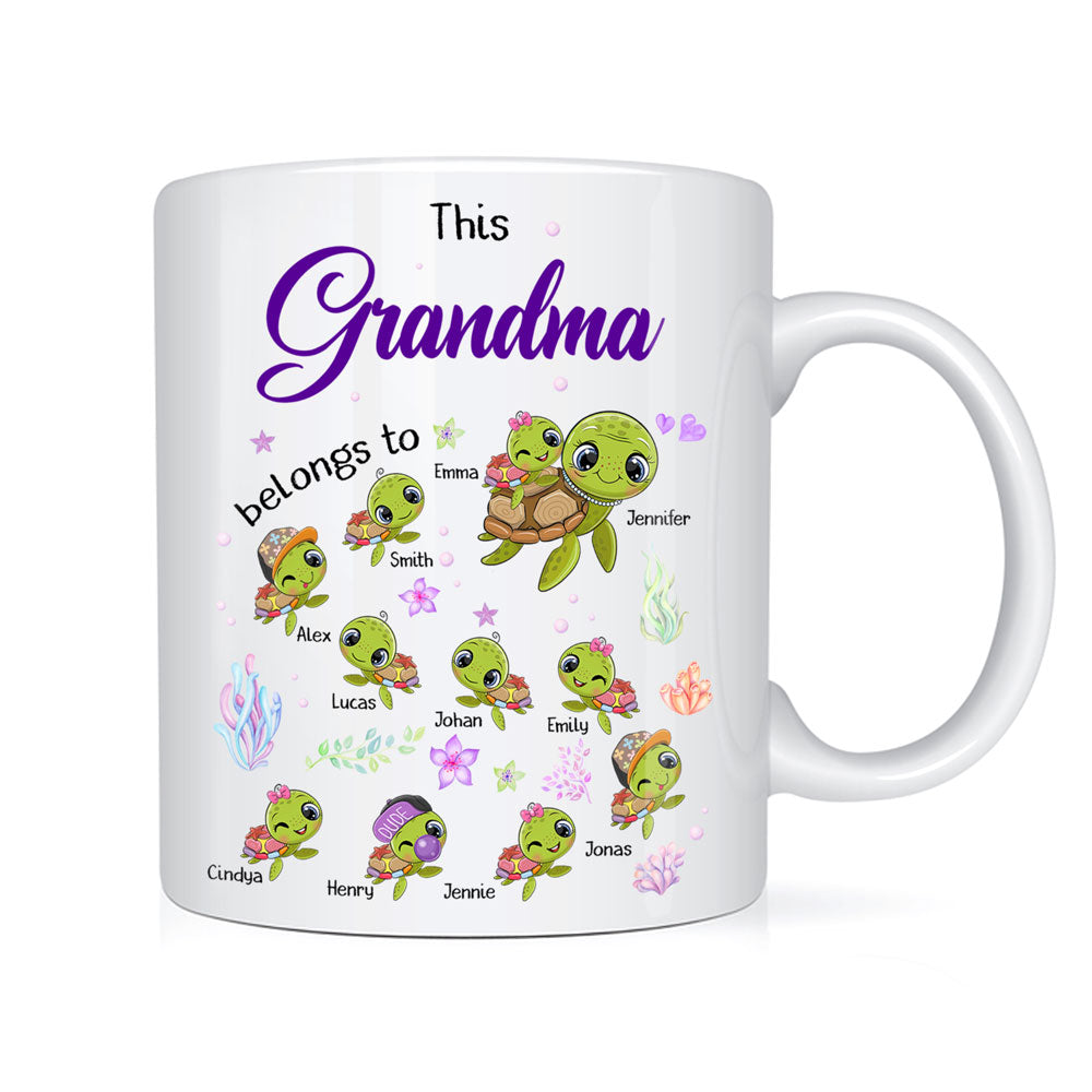Personalized Gift For Grandma This Grandma Belongs To Mug Personalized Gift For Grandma This Grandma Belongs To Mug