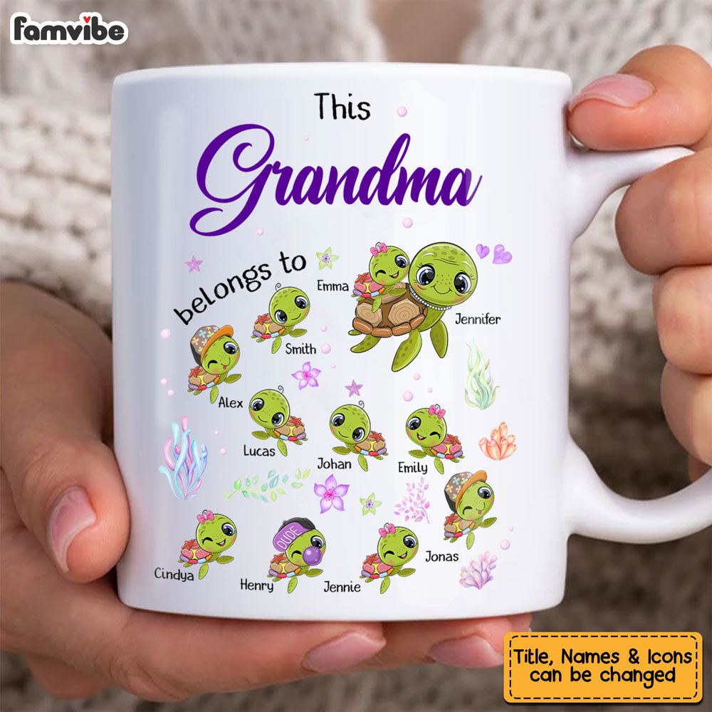 Personalized Gift For Grandma This Grandma Belongs To Mug Personalized Gift For Grandma This Grandma Belongs To Mug