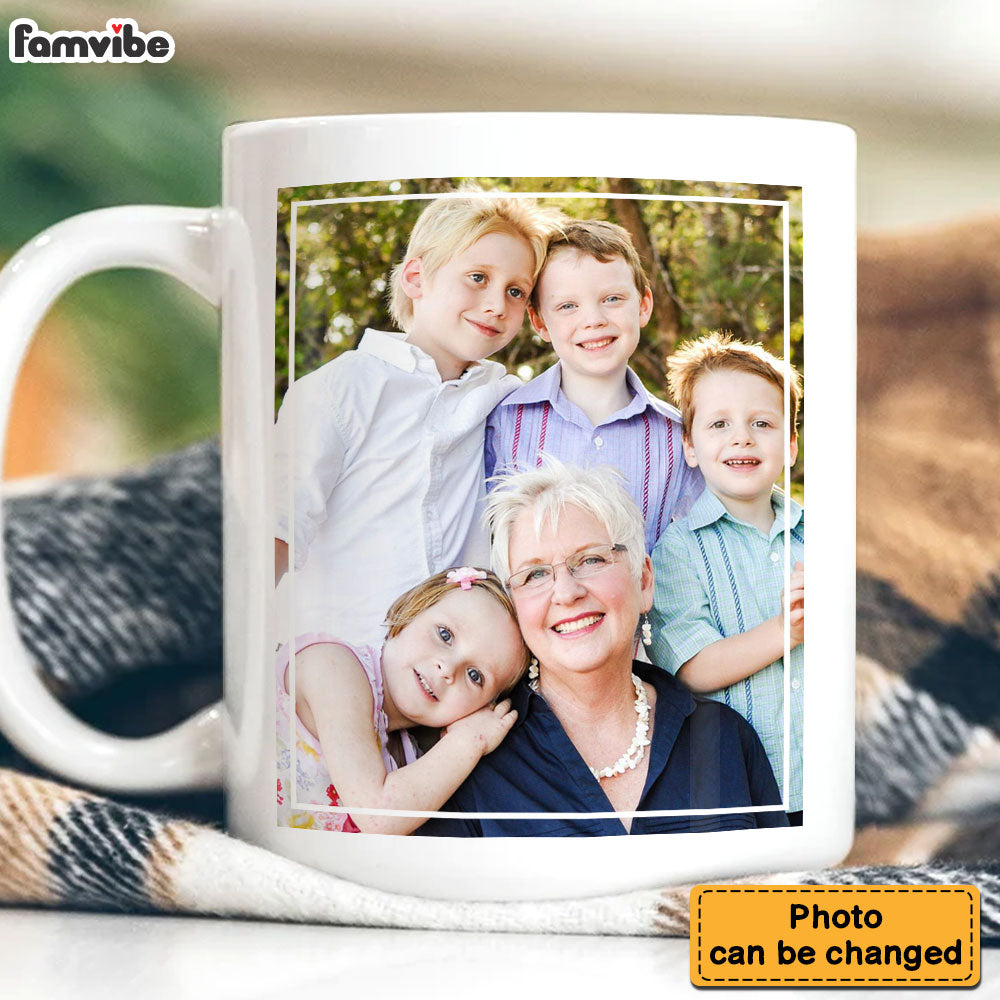 Personalized Gift For Grandma Upload Photo Gallery Mug Personalized Gift For Grandma Upload Photo Gallery Mug