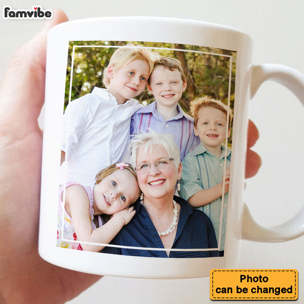 Personalized Gift For Grandma Upload Photo Gallery Mug Personalized Gift For Grandma Upload Photo Gallery Mug