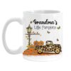 Personalized Gift For Grandma’s Little Pumpkins Fall Truck Mug