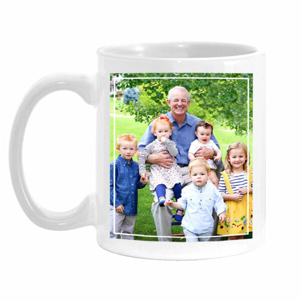 Personalized Gift For Grandpa Upload Photo Gallery Mug