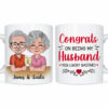 Personalized Gift For Husband For Couple Anniversary Congrats On Being My Husband Mug