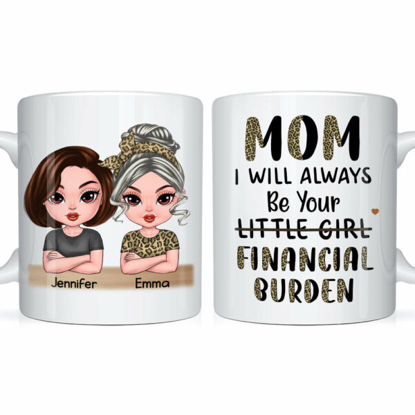 Personalized Gift For Mom Financial Burden Mug
