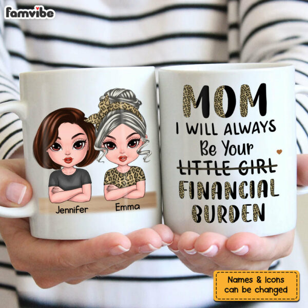 Personalized Gift For Mom Financial Burden Mug