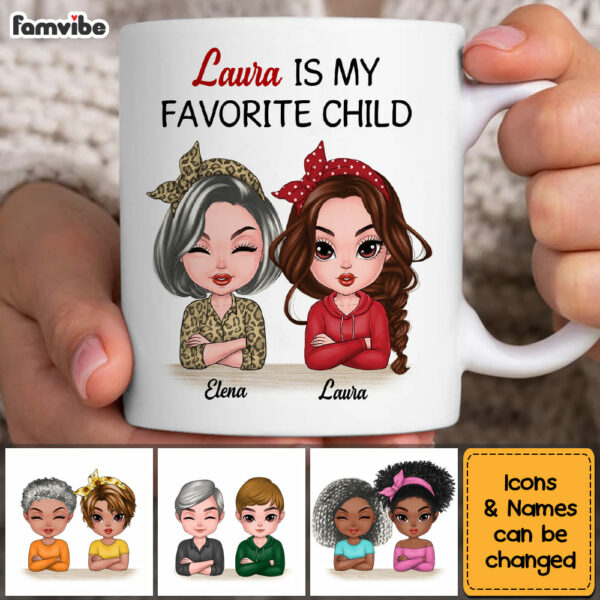 Personalized Gift For Mom From Favorite Child Mug