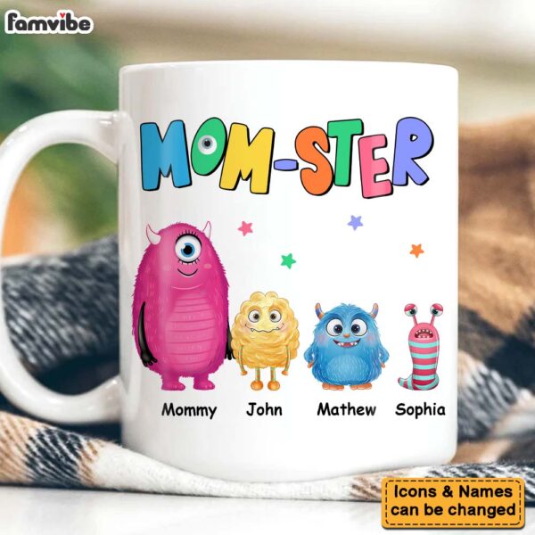 Personalized Gift For Mom Mom-ster Mug