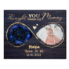 Personalized Gift For New Mom On Mother’s Day, The Night You Became My Mommy Custom Star Map Print, First Time Mom Gifts From Husband