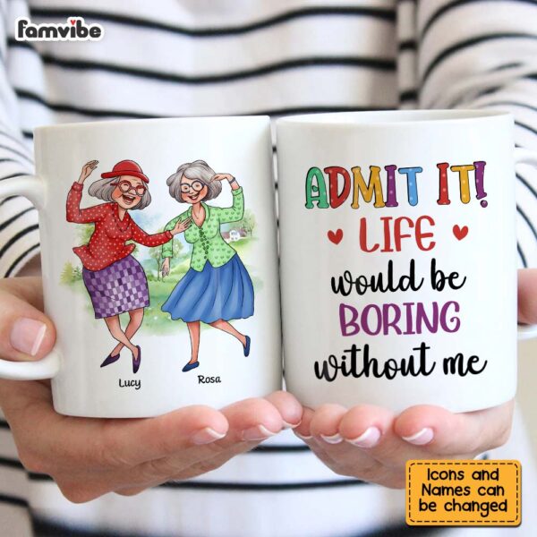 Personalized Gift For Old Friend Amit It Mug