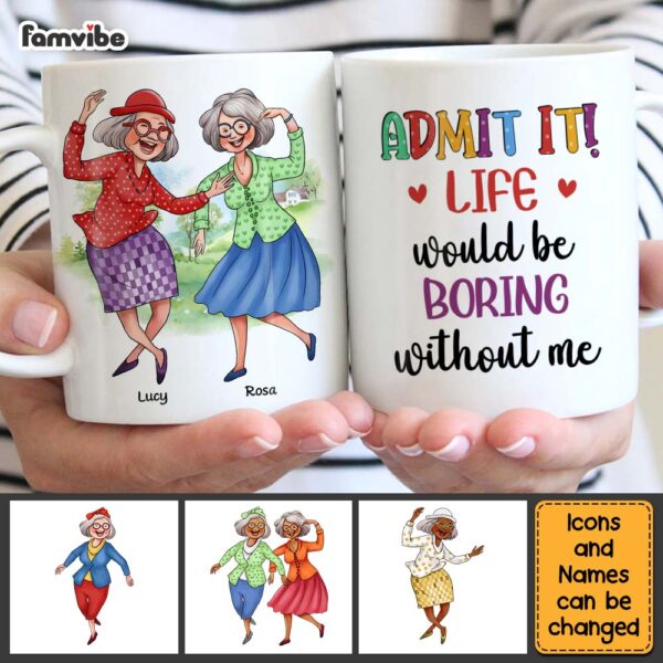 Personalized Gift For Old Friend Amit It Mug