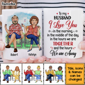 Personalized Gift For Senior Couple I Love You Mug 3