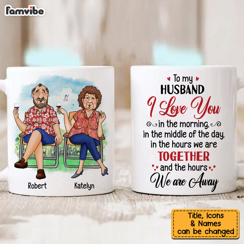 Personalized Gift For Senior Couple I Love You Mug Personalized Gift For Senior Couple I Love You Mug