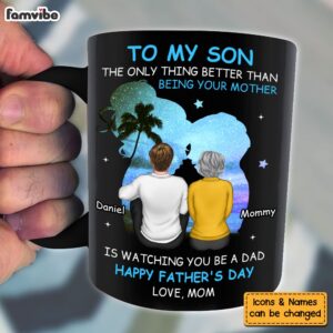 Personalized Gift For Son Happy Father’s Day Mug