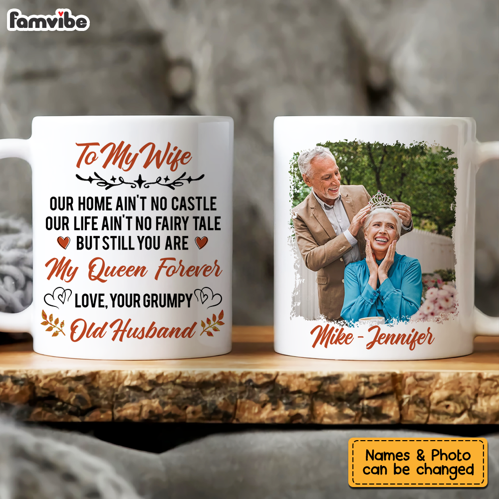 Personalized Gift For Wife Upload Photo To My Wife Mug Personalized Gift For Wife Upload Photo To My Wife Mug