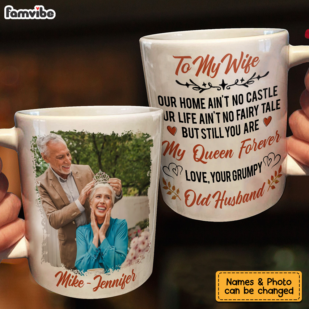 Personalized Gift For Wife Upload Photo To My Wife Mug Personalized Gift For Wife Upload Photo To My Wife Mug