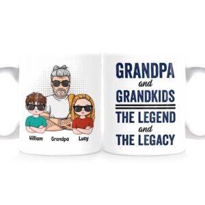 Personalized Gift Grandpa And Smartass Granddaughter Shirt – Hoodie – Sweatshirt Mug