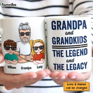 Personalized Gift Grandpa And Smartass Granddaughter Shirt – Hoodie – Sweatshirt Mug