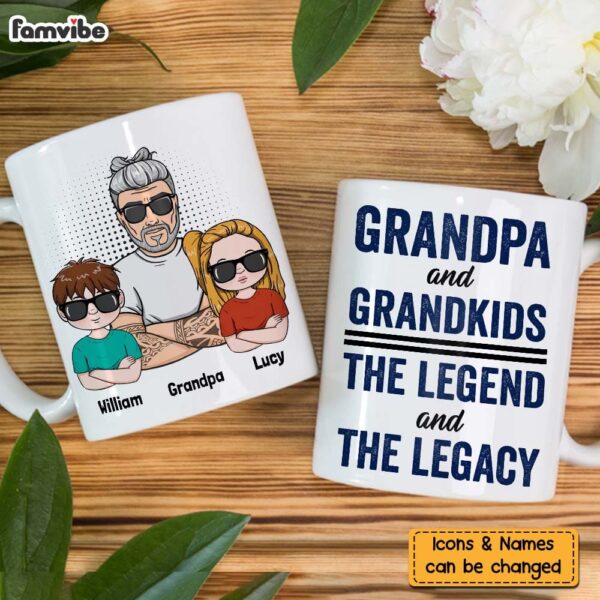 Personalized Gift Grandpa And Smartass Granddaughter Shirt – Hoodie – Sweatshirt Mug