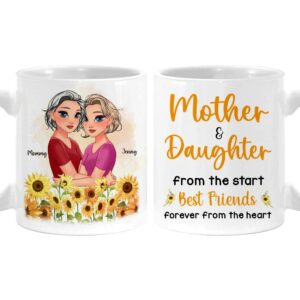 Personalized Gift Mother & Daughter From The Start Friends From The Heart Mug
