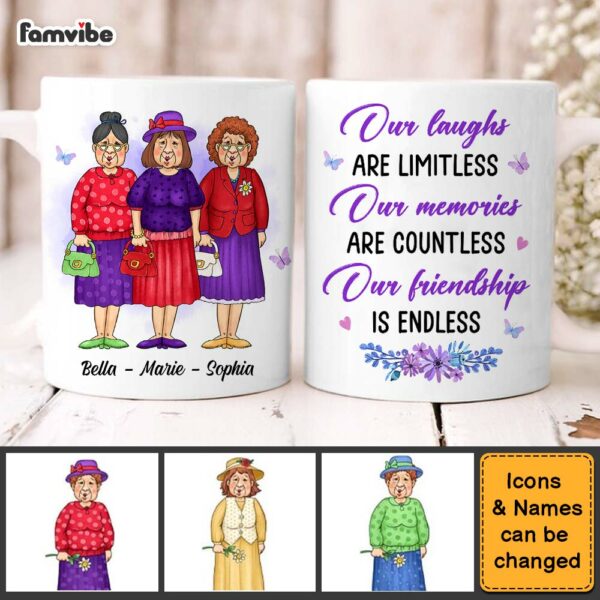Personalized Gift Our Friendship Is Endless Mug