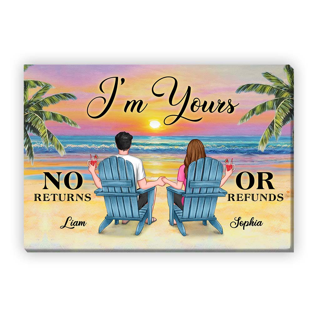 Personalized Gift for Couple I'm Yours Canvas Personalized Gift for Couple I'm Yours Canvas