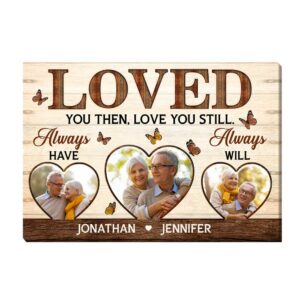 Personalized Gift for Couple Love You Always Canvas