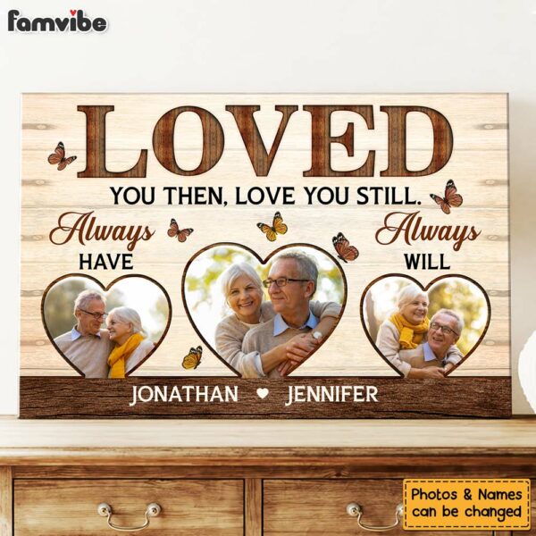 Personalized Gift for Couple Love You Always Canvas