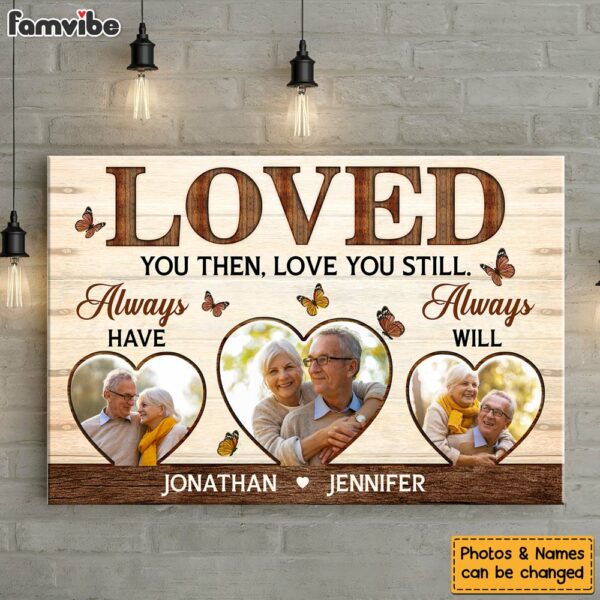 Personalized Gift for Couple Love You Always Canvas