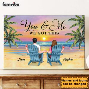 Personalized Gift for Couple We Got This Canvas 3
