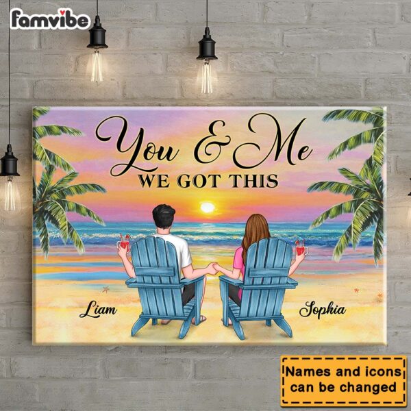 Personalized Gift for Couple We Got This Canvas