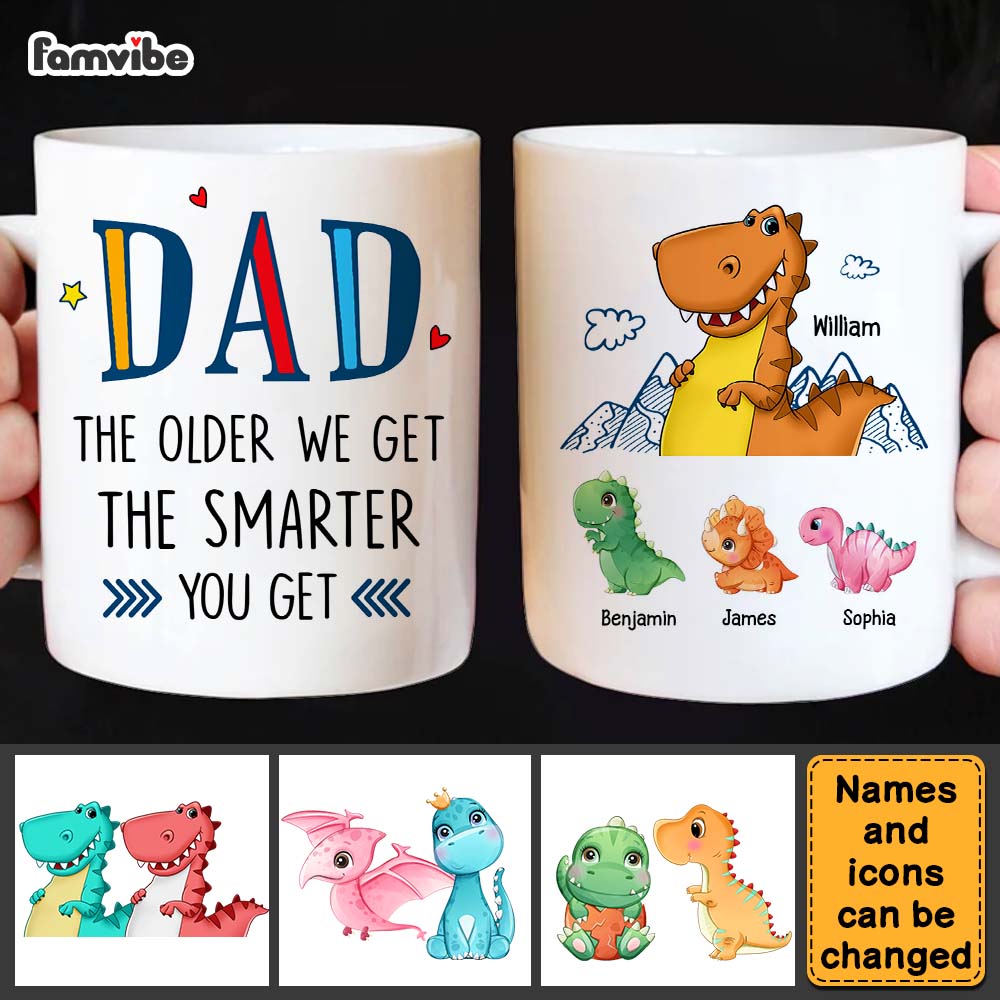 Personalized Gift for Dad The Olde I Become Mug Personalized Gift for Dad The Olde I Become Mug