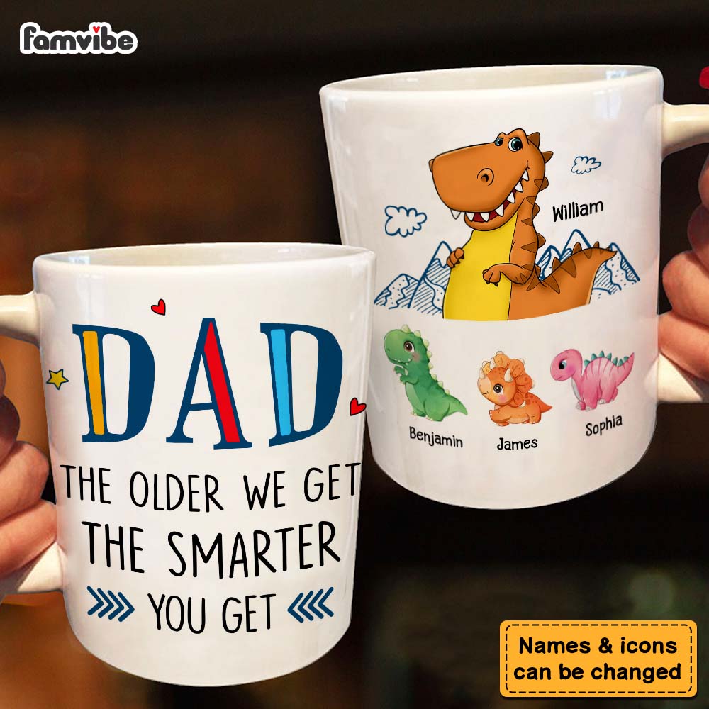 Personalized Gift for Dad The Olde I Become Mug Personalized Gift for Dad The Olde I Become Mug