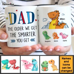 Personalized Gift for Dad The Olde I Become Mug 4