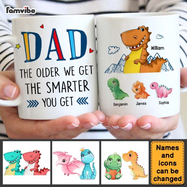 Personalized Gift for Dad The Olde I Become Mug