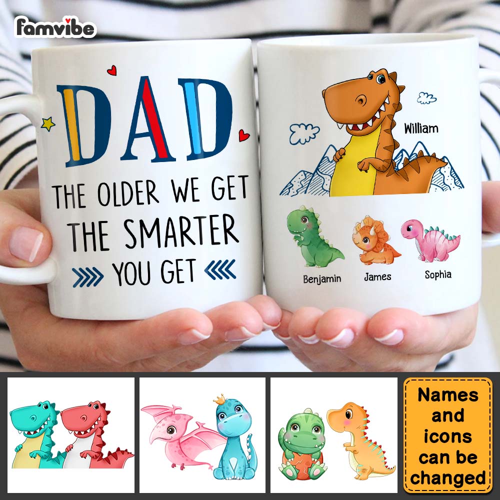 Personalized Gift for Dad The Olde I Become Mug Personalized Gift for Dad The Olde I Become Mug