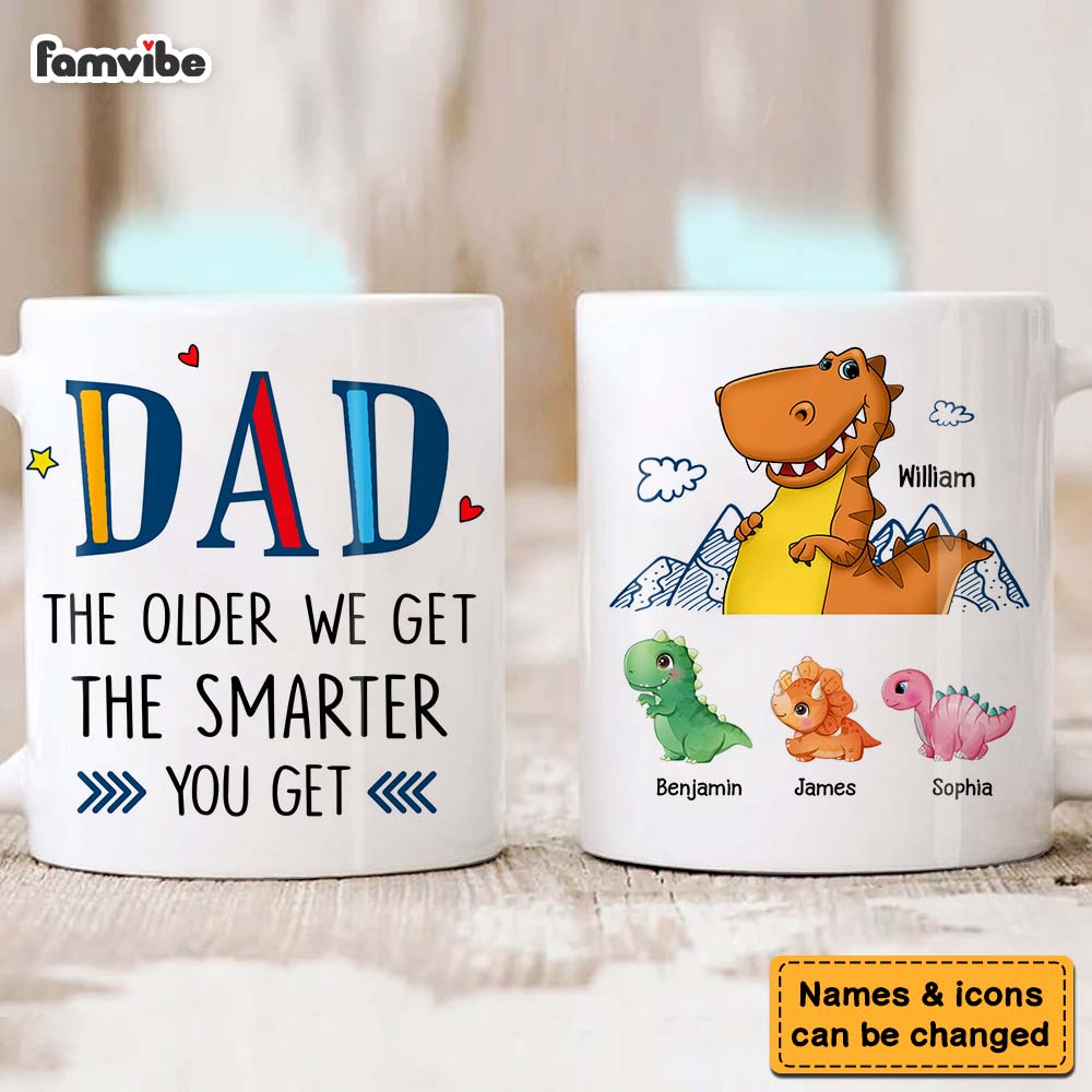 Personalized Gift for Dad The Olde I Become Mug Personalized Gift for Dad The Olde I Become Mug