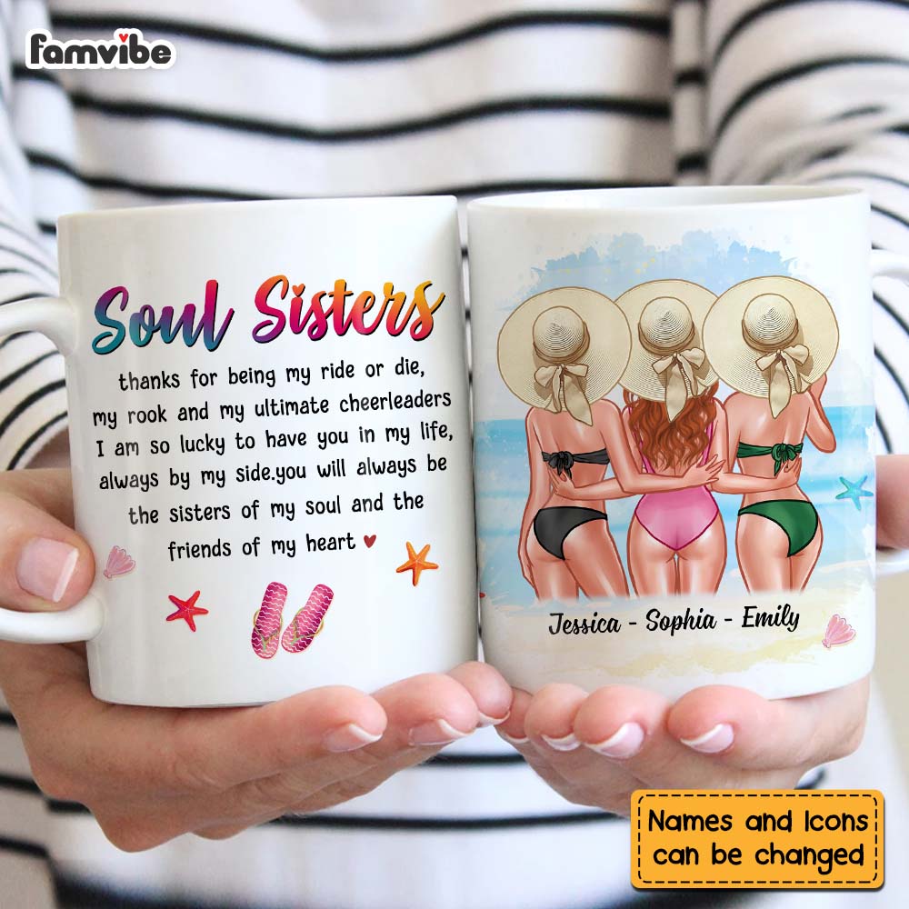 Personalized Gift for Soul Sister Mug Personalized Gift for Soul Sister Mug