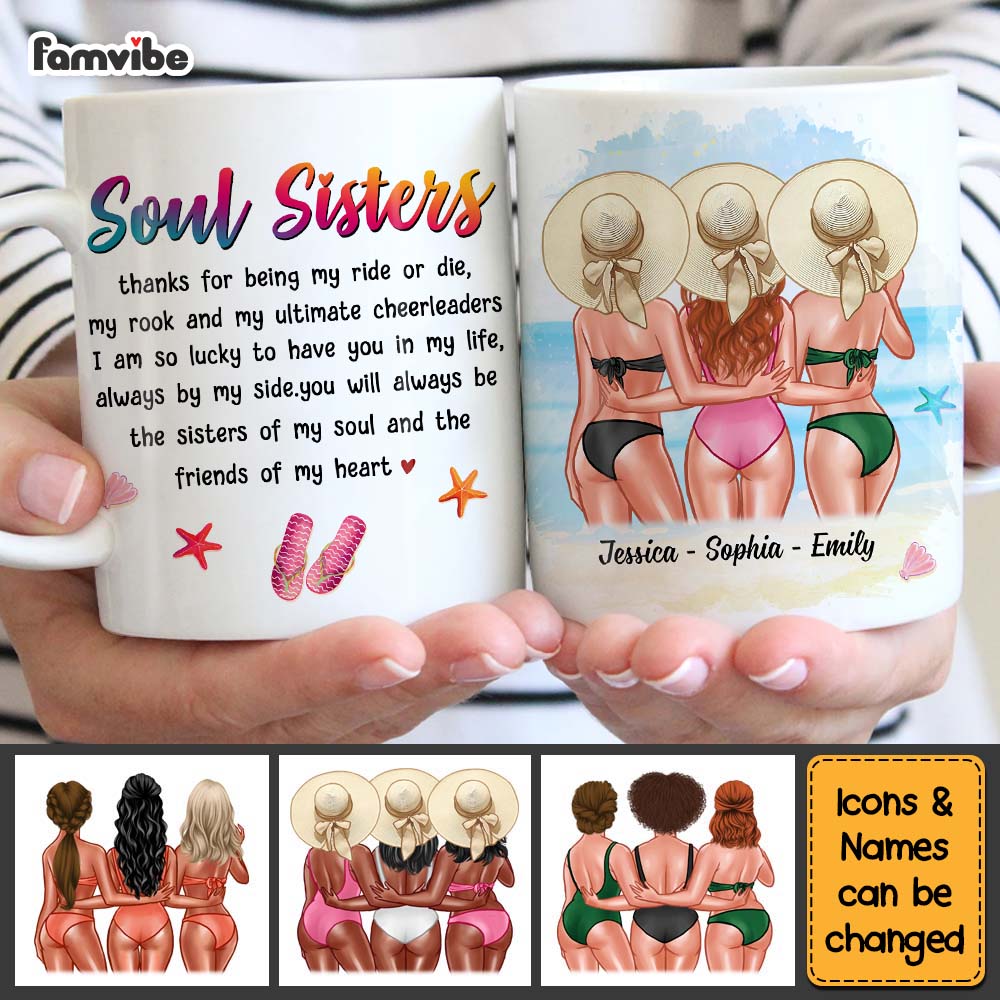 Personalized Gift for Soul Sister Mug Personalized Gift for Soul Sister Mug