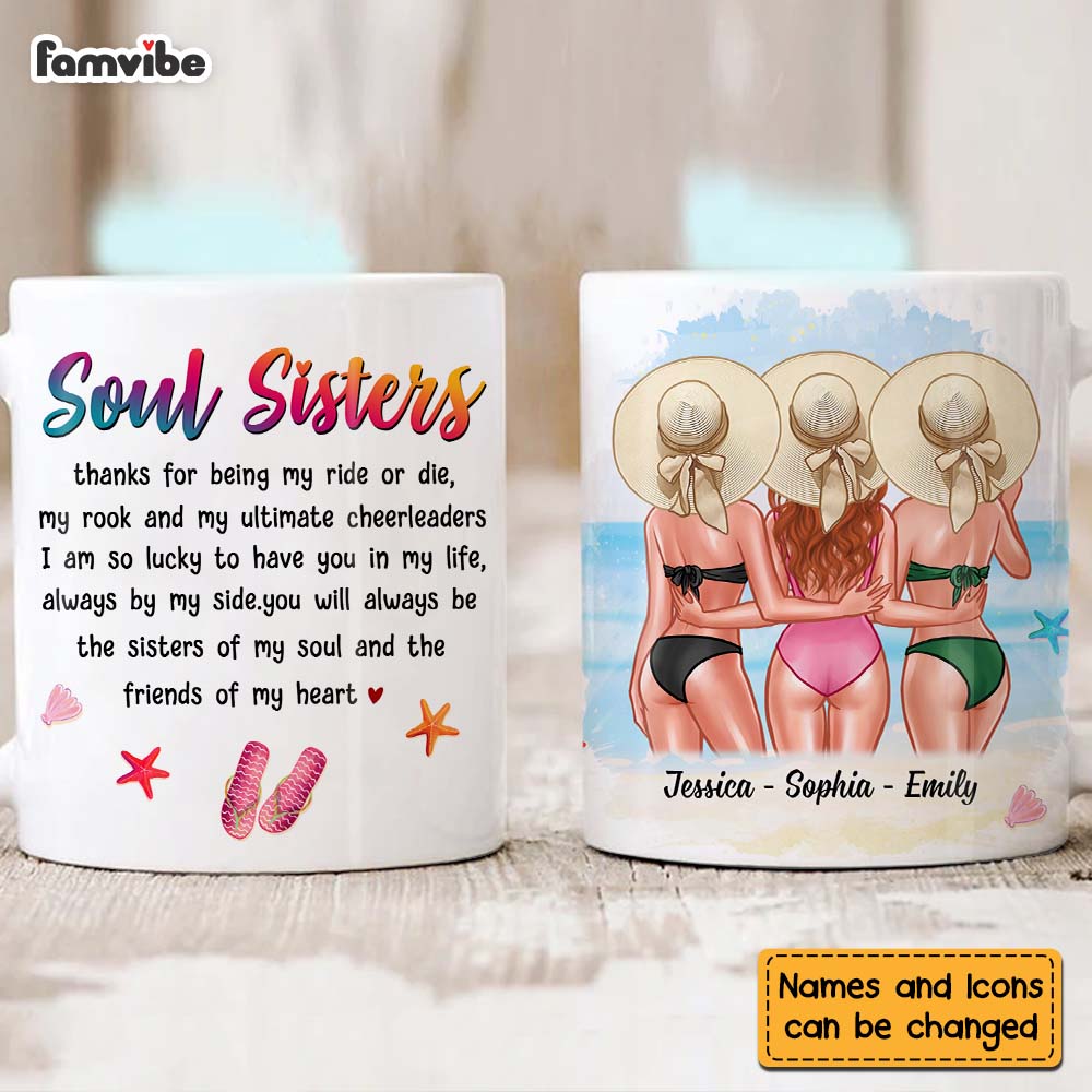 Personalized Gift for Soul Sister Mug Personalized Gift for Soul Sister Mug