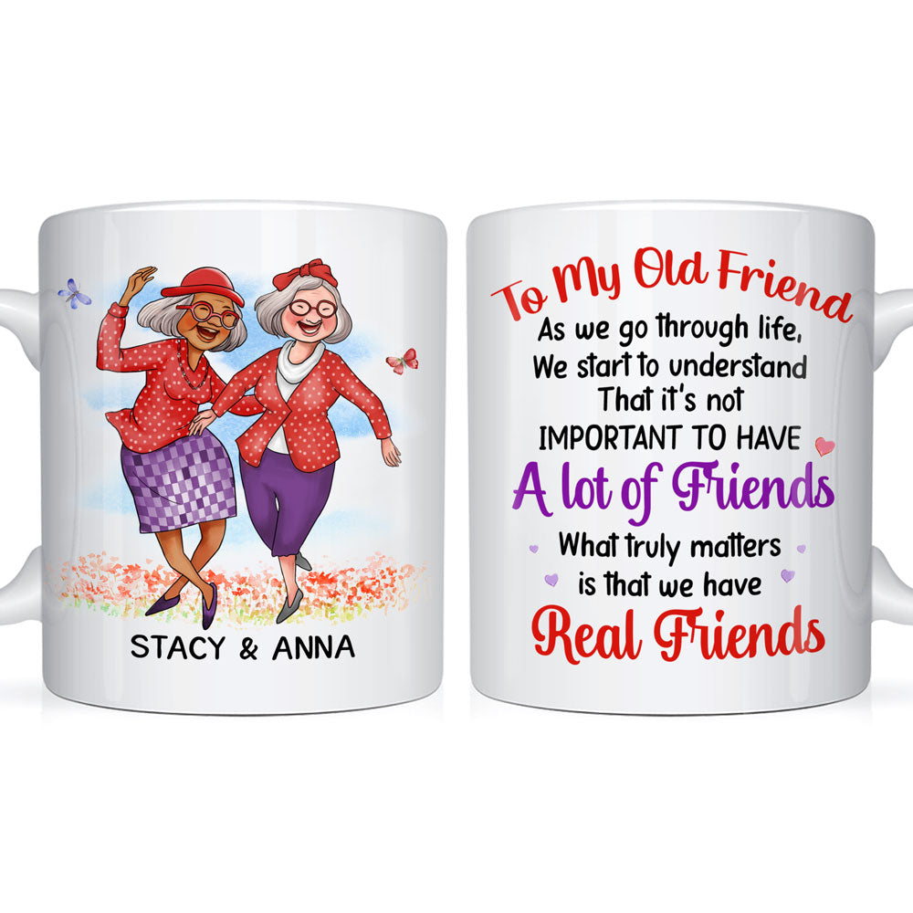 Personalized Gifts For Old Friends Mug Personalized Gifts For Old Friends Mug