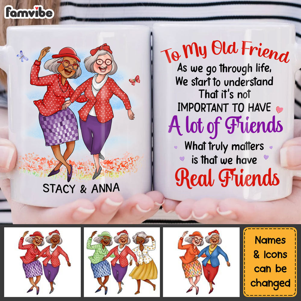 Personalized Gifts For Old Friends Mug Personalized Gifts For Old Friends Mug