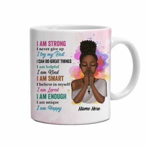Personalized God BWA Girl Mug