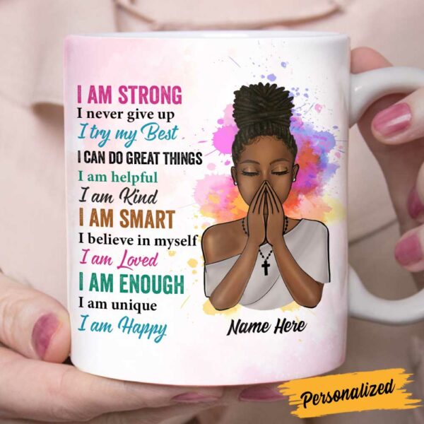 Personalized God BWA Girl Mug