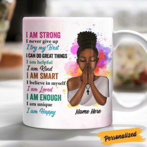 Personalized God BWA Girl Mug 4