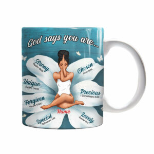 Personalized God Says BWA Mug