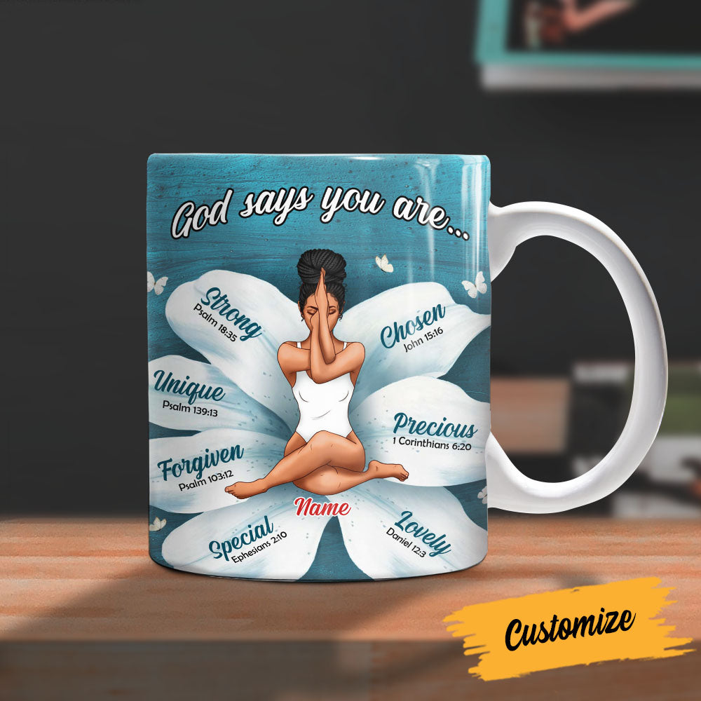 Personalized God Says BWA Mug Personalized God Says BWA Mug