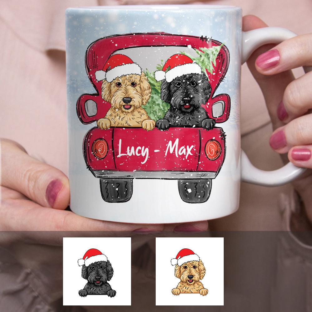 Personalized Goldendoodle Dog Christmas 2022 Mug Personalized Goldendoodle Dog Christmas 2022 Mug