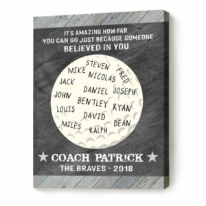 Personalized Golf Gifts For Coach Golf Coach Gift With Names Sign Golf Coach Retirement Gift 6