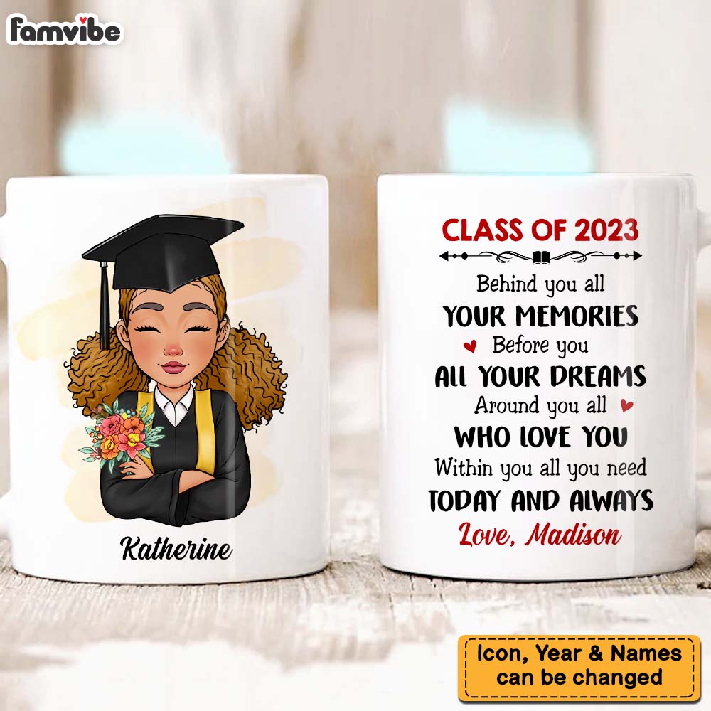 Personalized Graduation Gift Around You All Who Love You Mug Personalized Graduation Gift Around You All Who Love You Mug