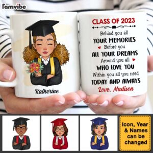 Personalized Graduation Gift Around You All Who Love You Mug 3